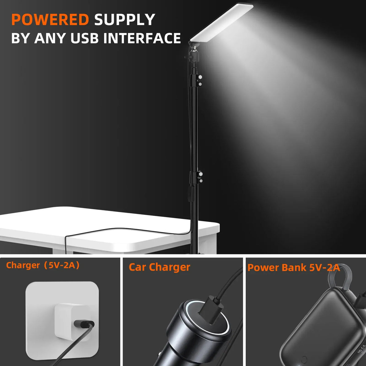 Telescopic Tripod LED Work Light – Black, Adjustable to 1.8 m — product image 9 of 10