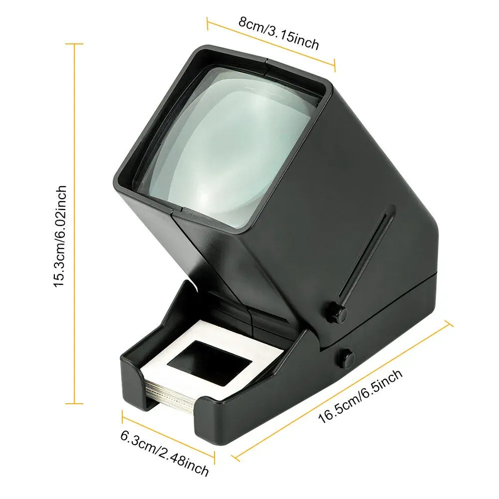 Photography Slide Viewer with 3X Magnification, Black, Desktop Design — product image 2
