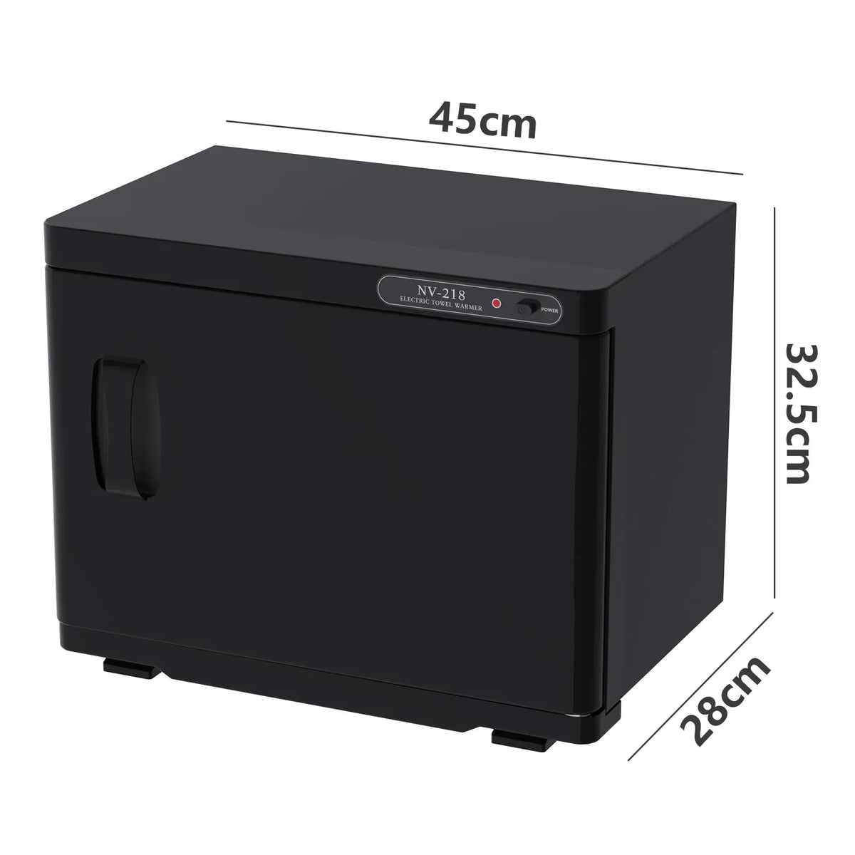 23 L Electric Salon Towel Warmer Cabinet – Black