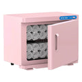Pink 23L Hot Towel Warmer Cabinet with UV Sterilizer for Salon and Home Use — product image 1 of 10