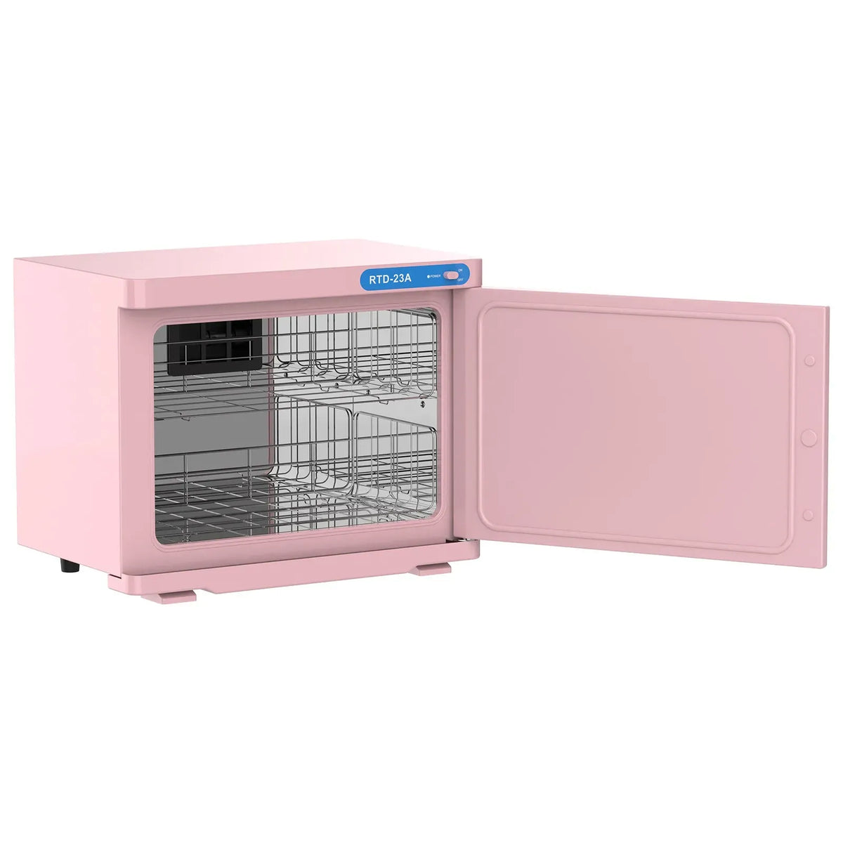 Pink 23L Hot Towel Warmer Cabinet with UV Sterilizer for Salon and Home Use — product image 9 of 10