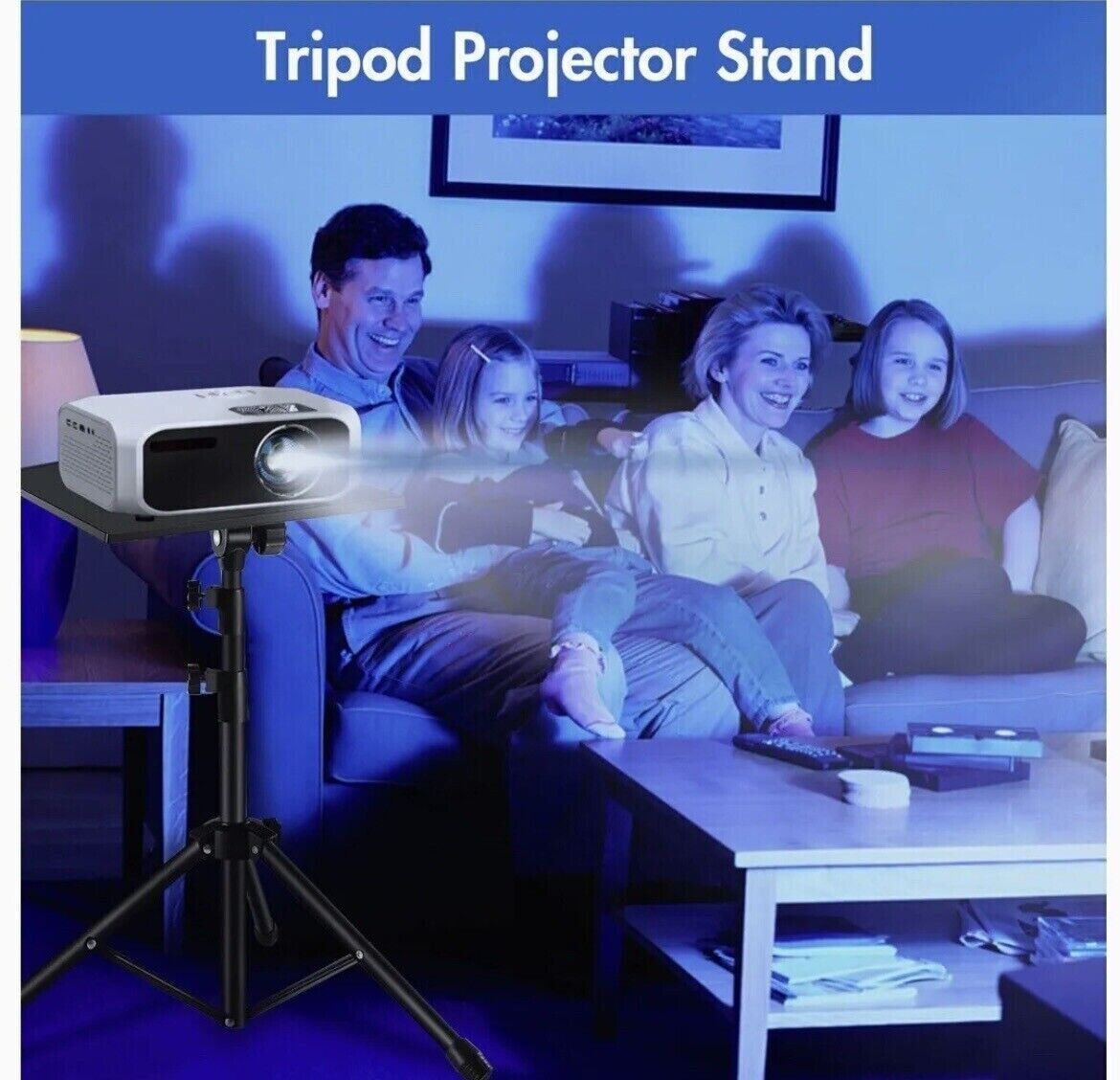 Adjustable Tripod Stand for Projector & Laptop 22-55 Portable — product image 5