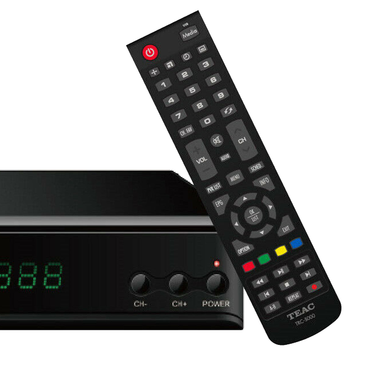 New Teac Full HD Digital TV Set Top Box DVB-T HDMI USB Recording — product image 3