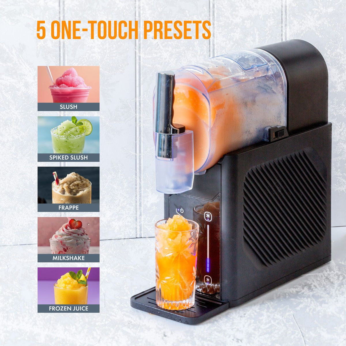 Healthy Choice 2 L 200 W Frozen Slushie Drink Maker with 5 Programs
