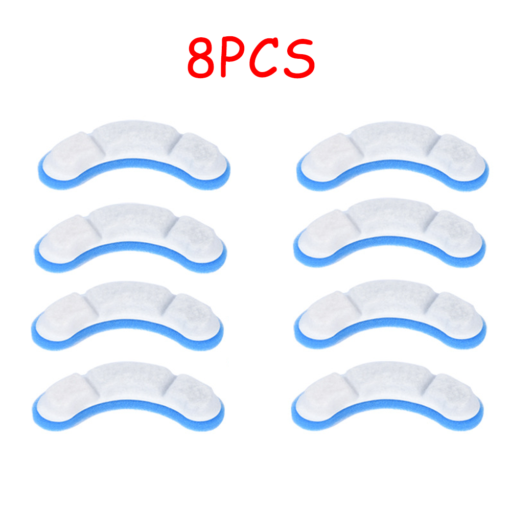 8-Pack Activated Carbon Replacement Filters for Pet Water Fountains