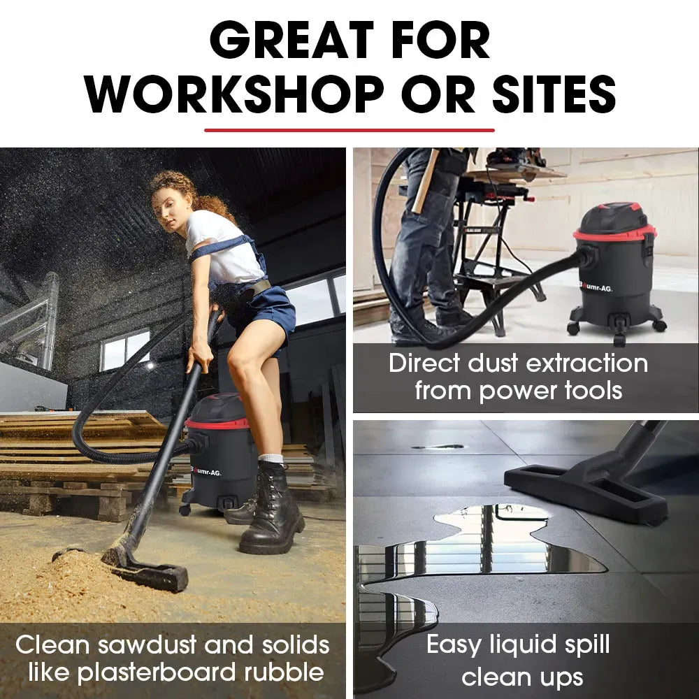 Baumr-AG 20L 1200W Wet and Dry Vacuum Cleaner, with Blower, for Car, Workshop, Carpet — product image 3
