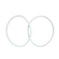 Kitchee 2x For Nutribullet Rubber White Seal - Gasket Ring For 600 600W
