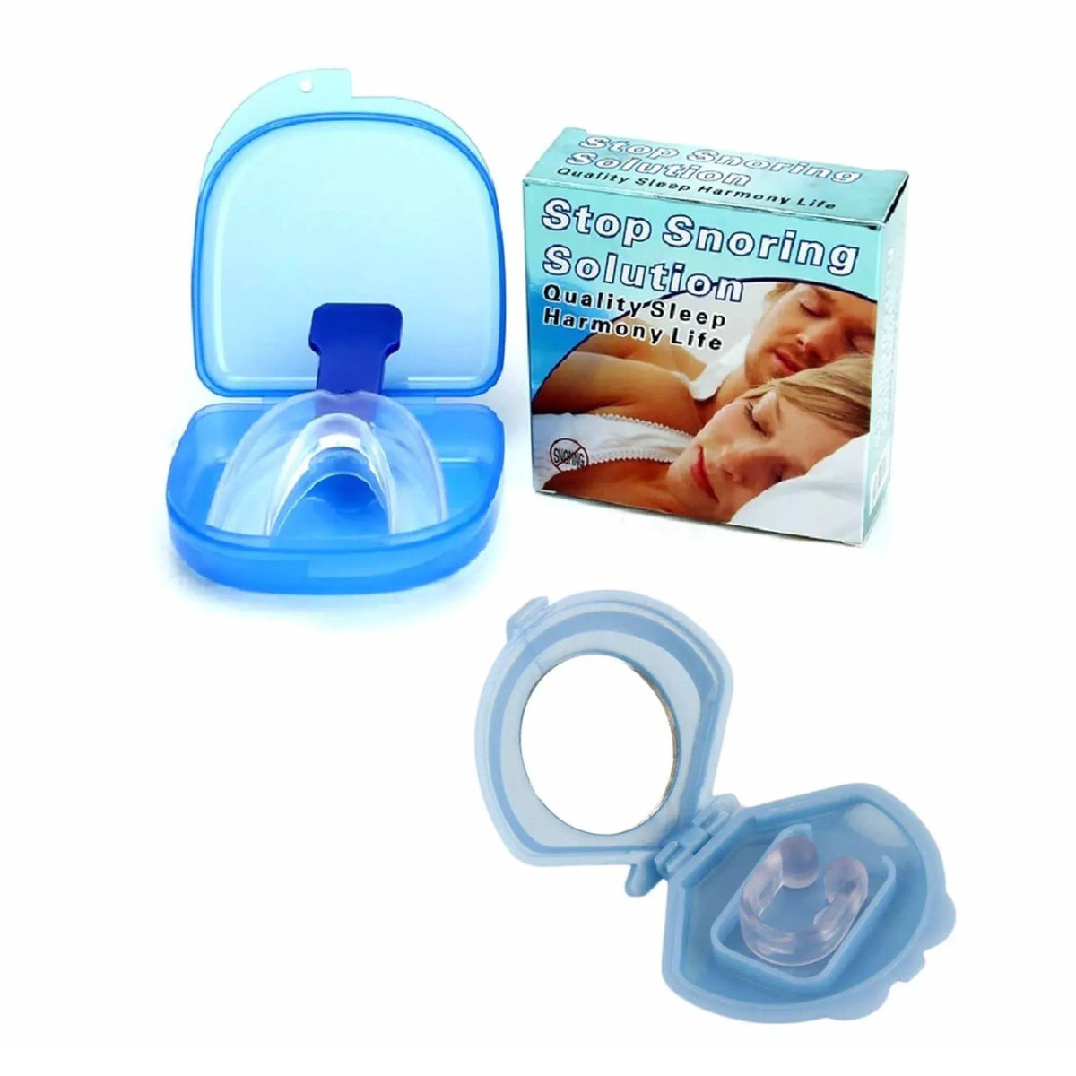 Social Hike Silicone Mouthguard and Nasal Clip Set