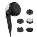 Orku Handheld Body Massager 4 Heads Adjustable Speed 28W Black