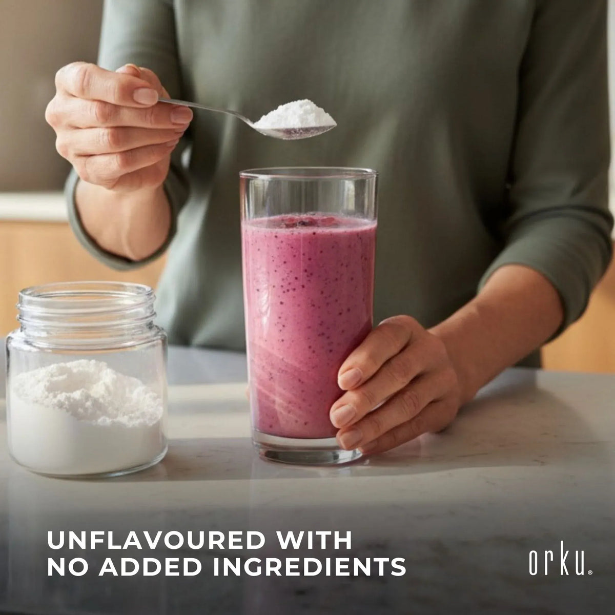 Orku Micronised Creatine Monohydrate Powder – 100g