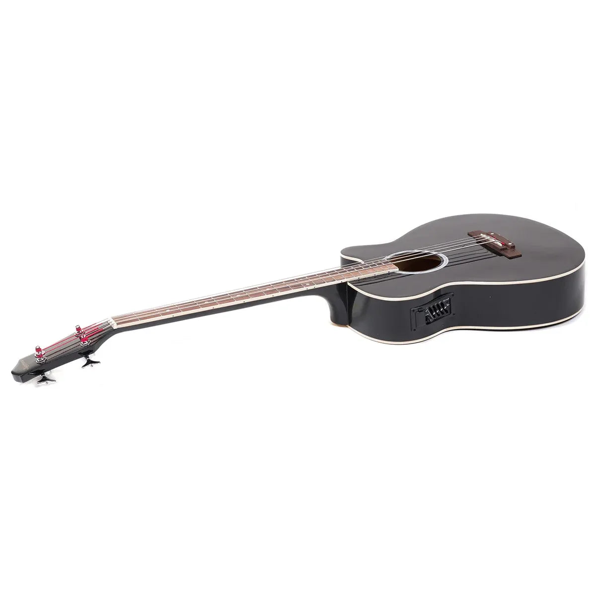 Karrera 43in Acoustic Bass Guitar - Black — product image 2