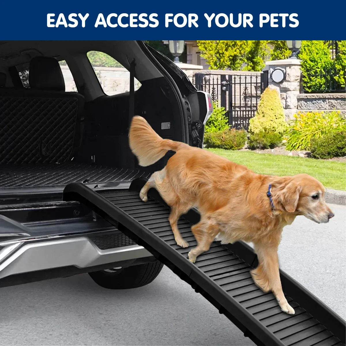 Furtastic Foldable Dog Ramp Non-Slip Portable Pet Steps Ladder for Car SUV High Bed Couch Small Senior Dogs — product image 5 of 12