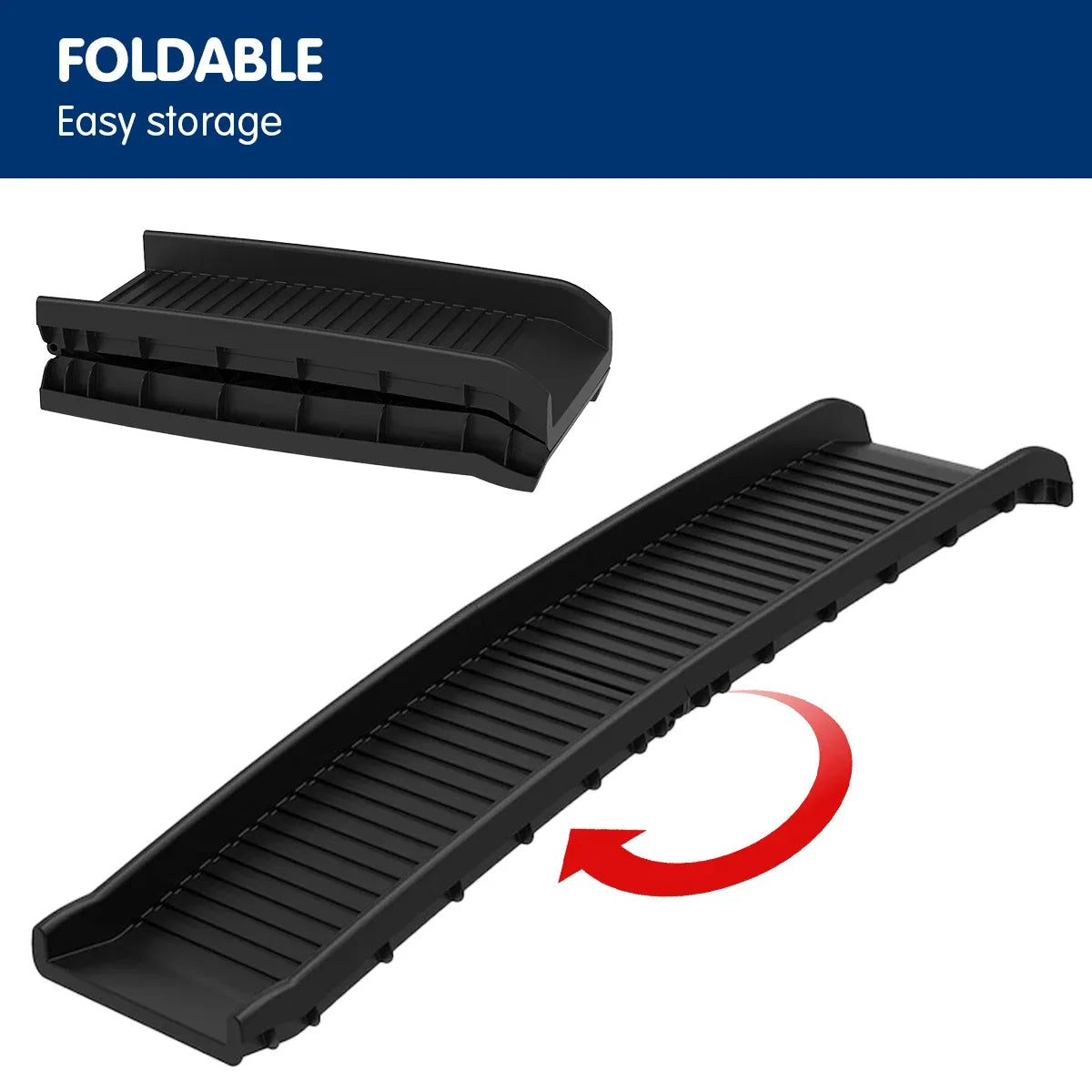 Furtastic Foldable Dog Ramp Non-Slip Portable Pet Steps Ladder for Car SUV High Bed Couch Small Senior Dogs — product image 8 of 12