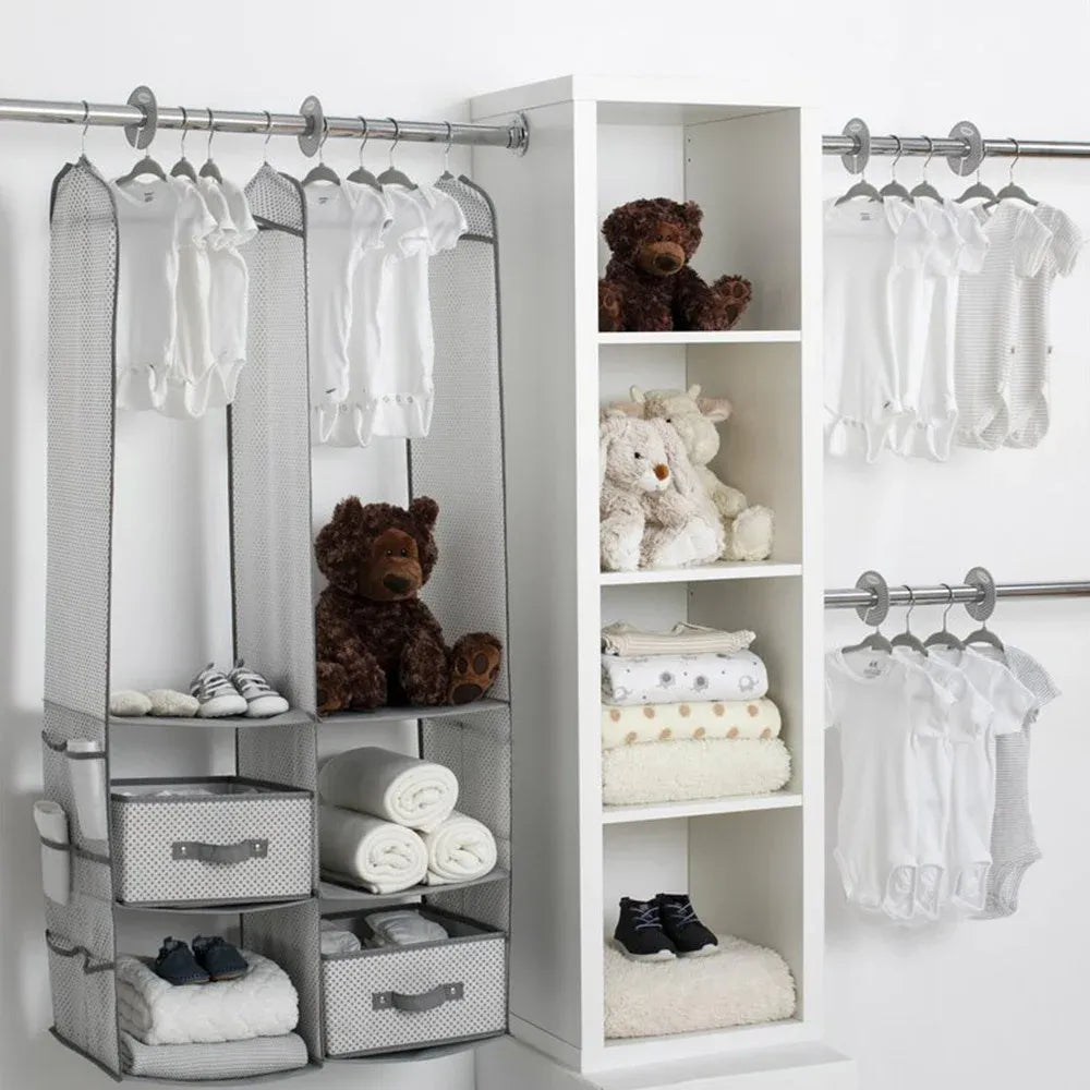 Delta Children 24 Piece Nursery Storage Set Cool Grey — product image 2 of 5