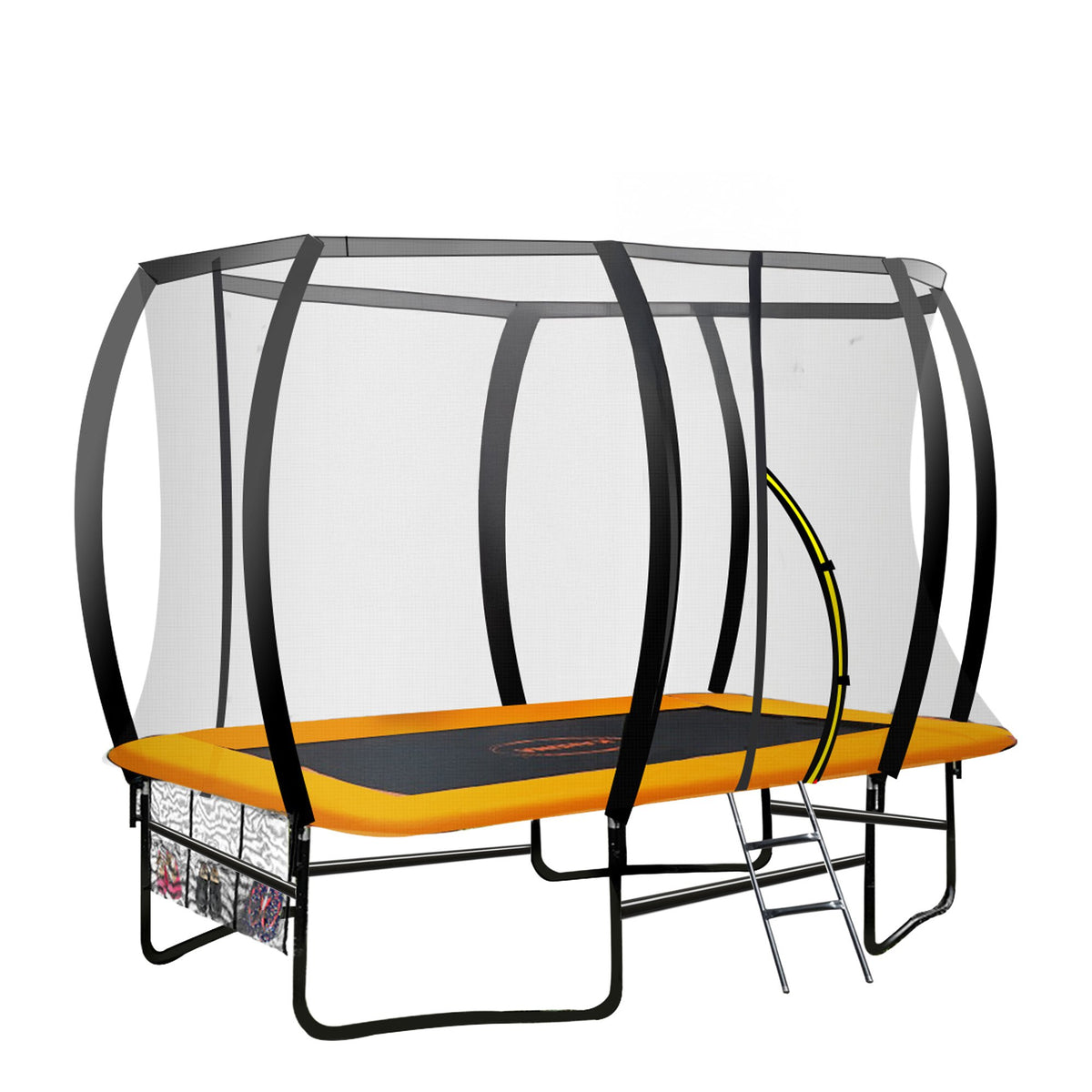Kahuna Rectangular Trampoline with LED Lights & Basketball Hoop – 6 × 9 ft — product image 5 of 12