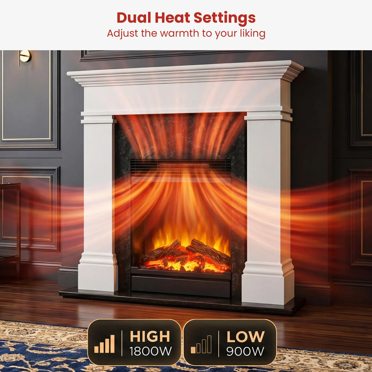 Dimplex Mini Taylor 1.5 kW Optiflame Electric Fireplace Suite