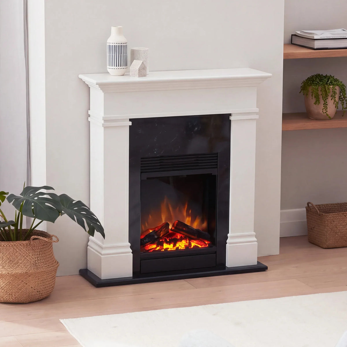 Dimplex Mini Taylor 1.5 kW Optiflame Electric Fireplace Suite