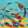 Flexible Race Track Set with LED Light-Up Car – 92 Pieces — product image 1 of 8