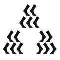 Rexy 3D Seamless Crew Socks – 15 Pack, Medium, Black