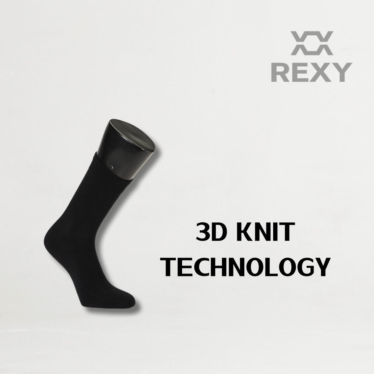 Rexy 3D Seamless Crew Socks – 15 Pack, Medium, Black – photo 5