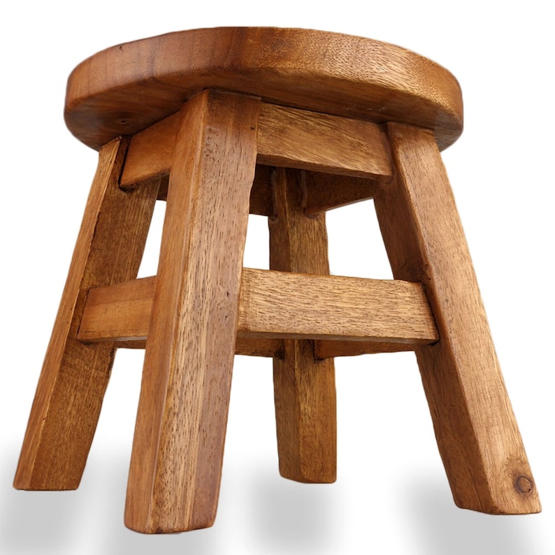 Children's Chair Stool Wooden Frog Face Theme — product image 3