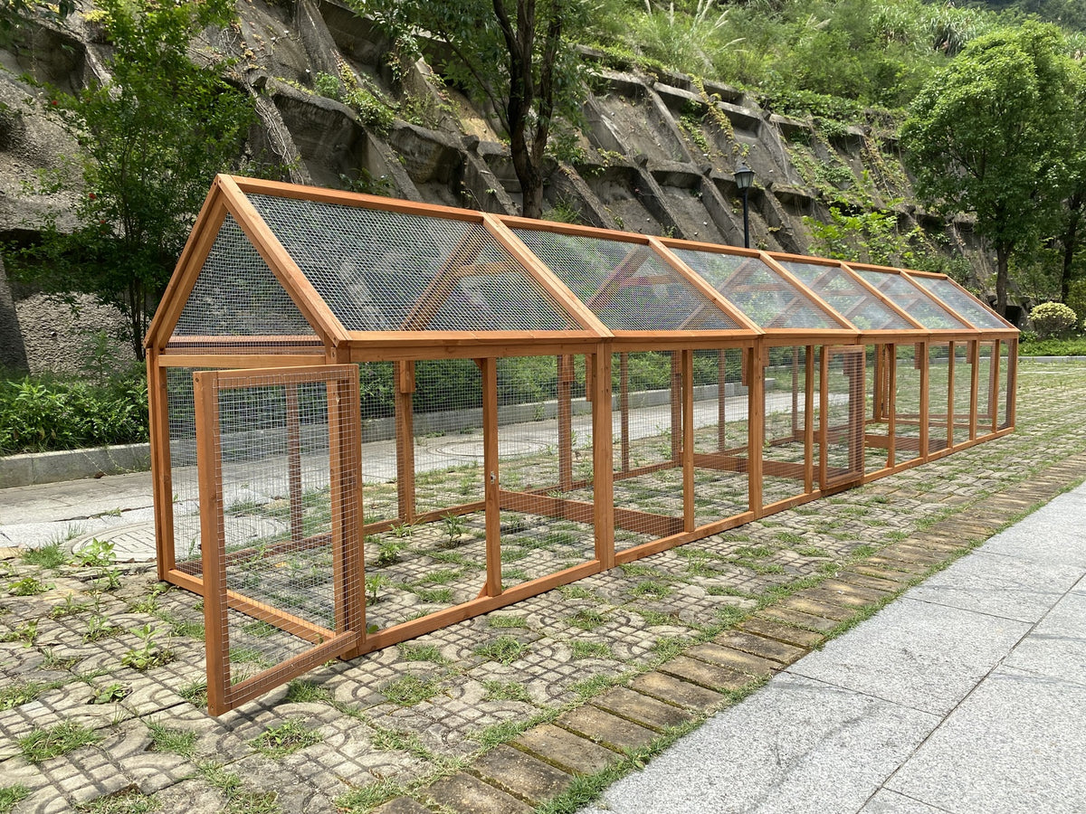YES4PETS Wooden Chicken & Small Animal Run Extension, 5 m