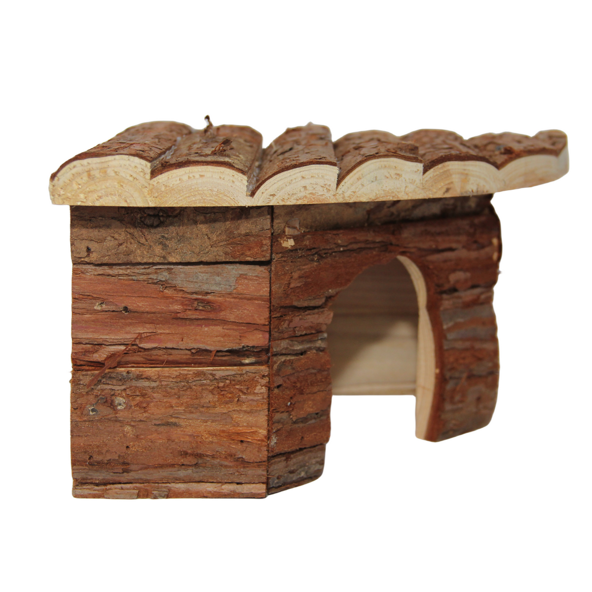 YES4PETS Large Wooden Small-Animal Hideaway House – 30 × 30 × 15 cm — product image 2