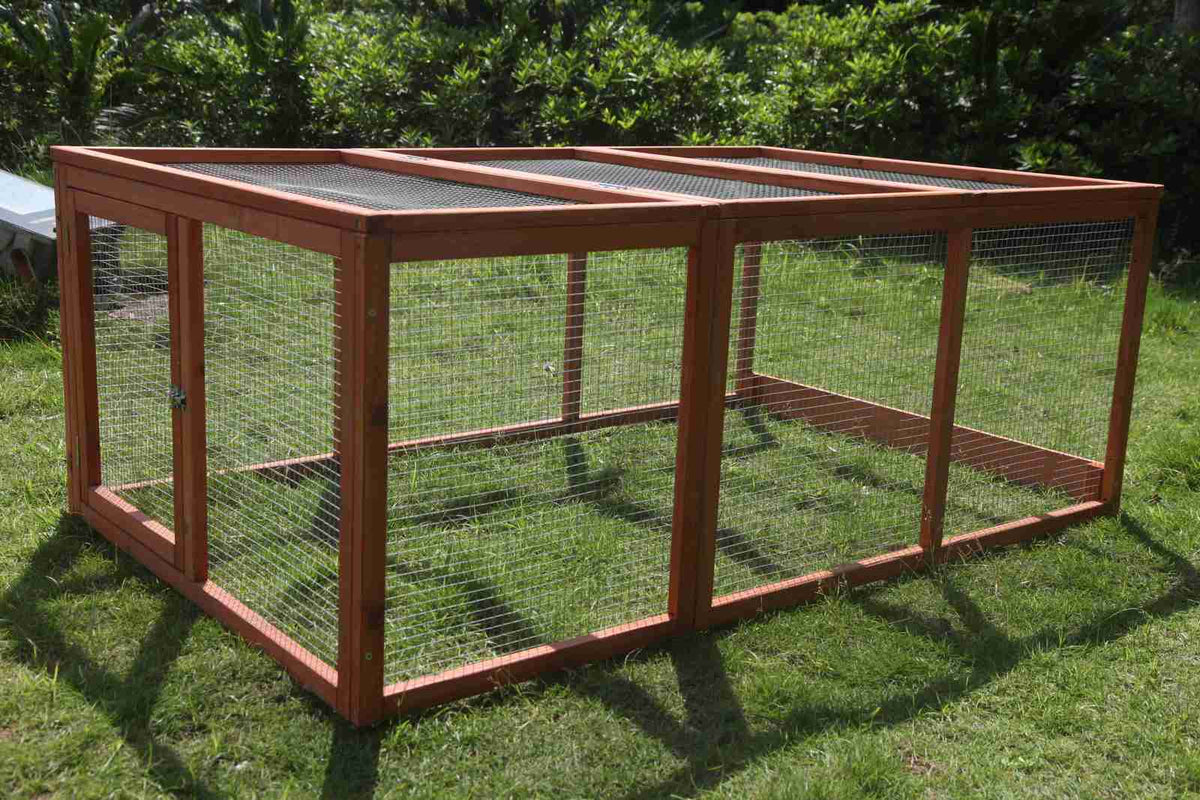 YES4PETS Large Chicken Coop Run Guinea Pig Cage Villa Extension Rabbit Hutch House Pen — product image 4 of 6