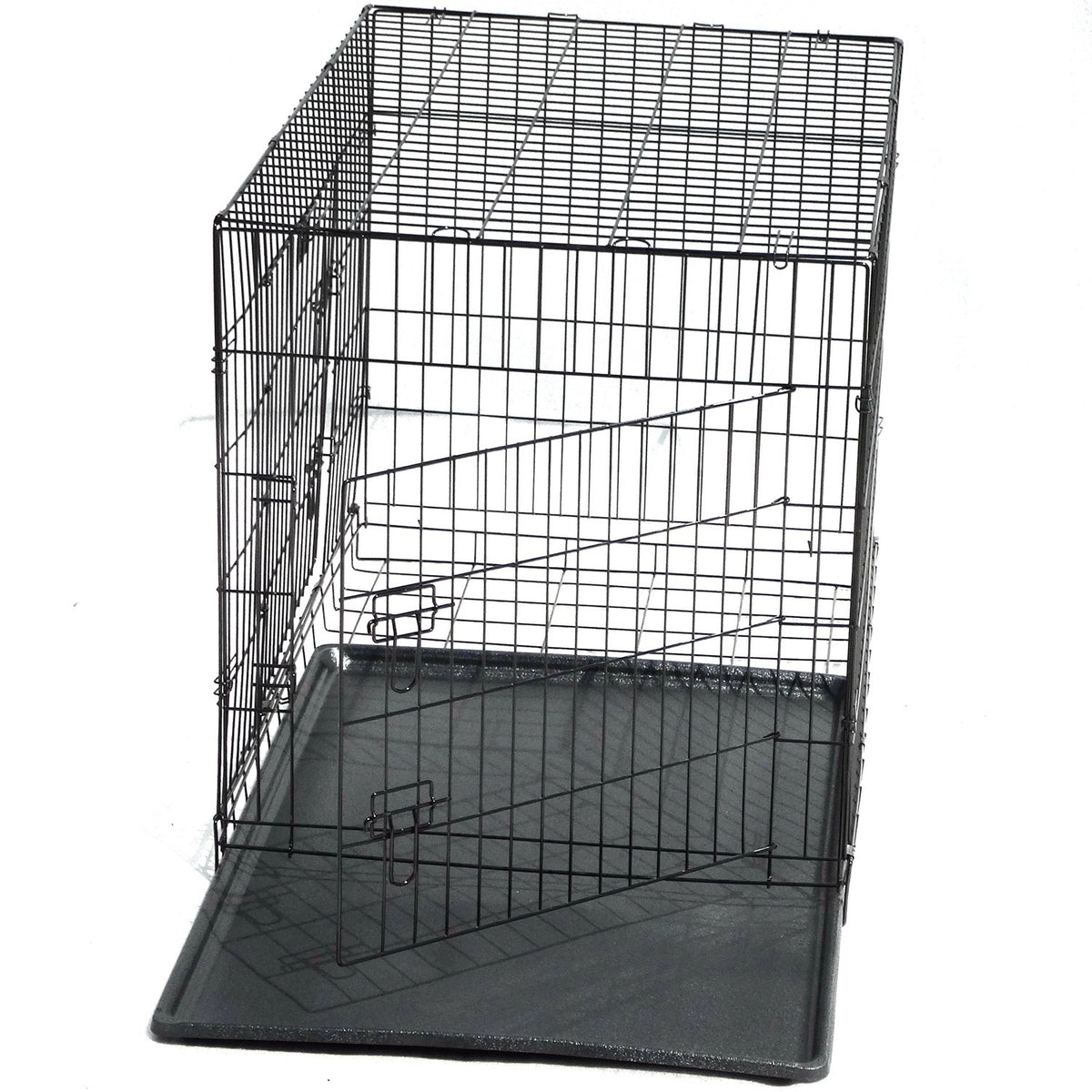 YES4PETS 42' Collapsible Metal Dog Cat Puppy Rabbit Puppy Crate Cage — product image 3 of 4