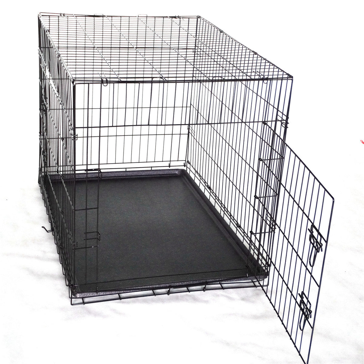 YES4PETS 48' Collapsible Metal Dog Cat Crate Cat Rabbit Puppy Cage With Tray — product image 2 of 5