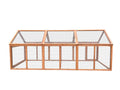 YES4PETS Wooden Chicken & Small-Animal Run Extension, 250 cm