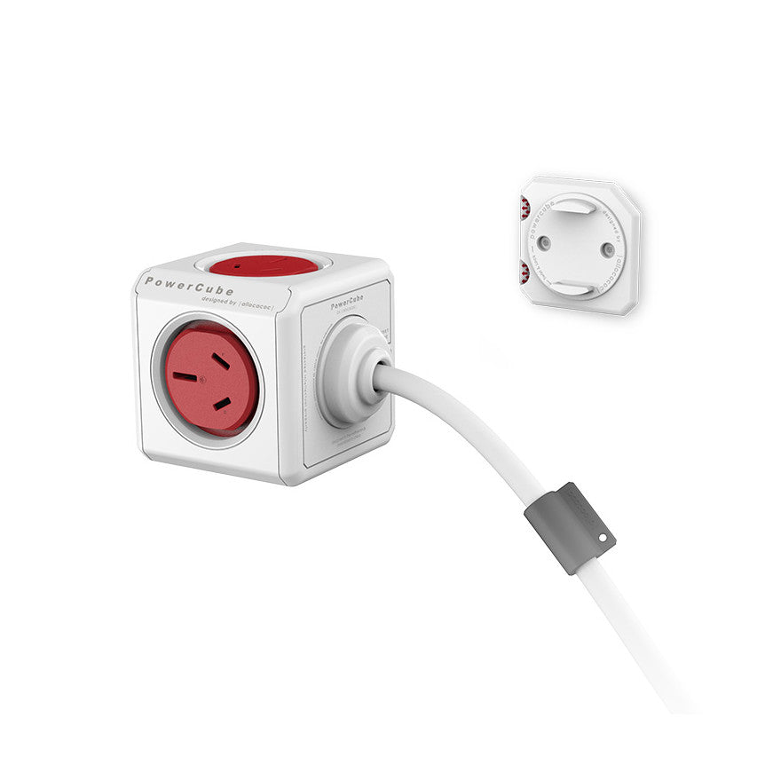 ALLOCACOC POWERCUBE Extended Boston Red 5 Outlets with 3M CABLE – product photo 4