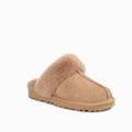 Ugg Slippers Premium Australia Sheepskin Unisex Scuffette Suede (Unisex Cow Suede) (BRONZE, EU39)