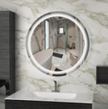 Interior Ave 60 cm Round Frameless LED Bathroom Mirror — product image 1 of 7