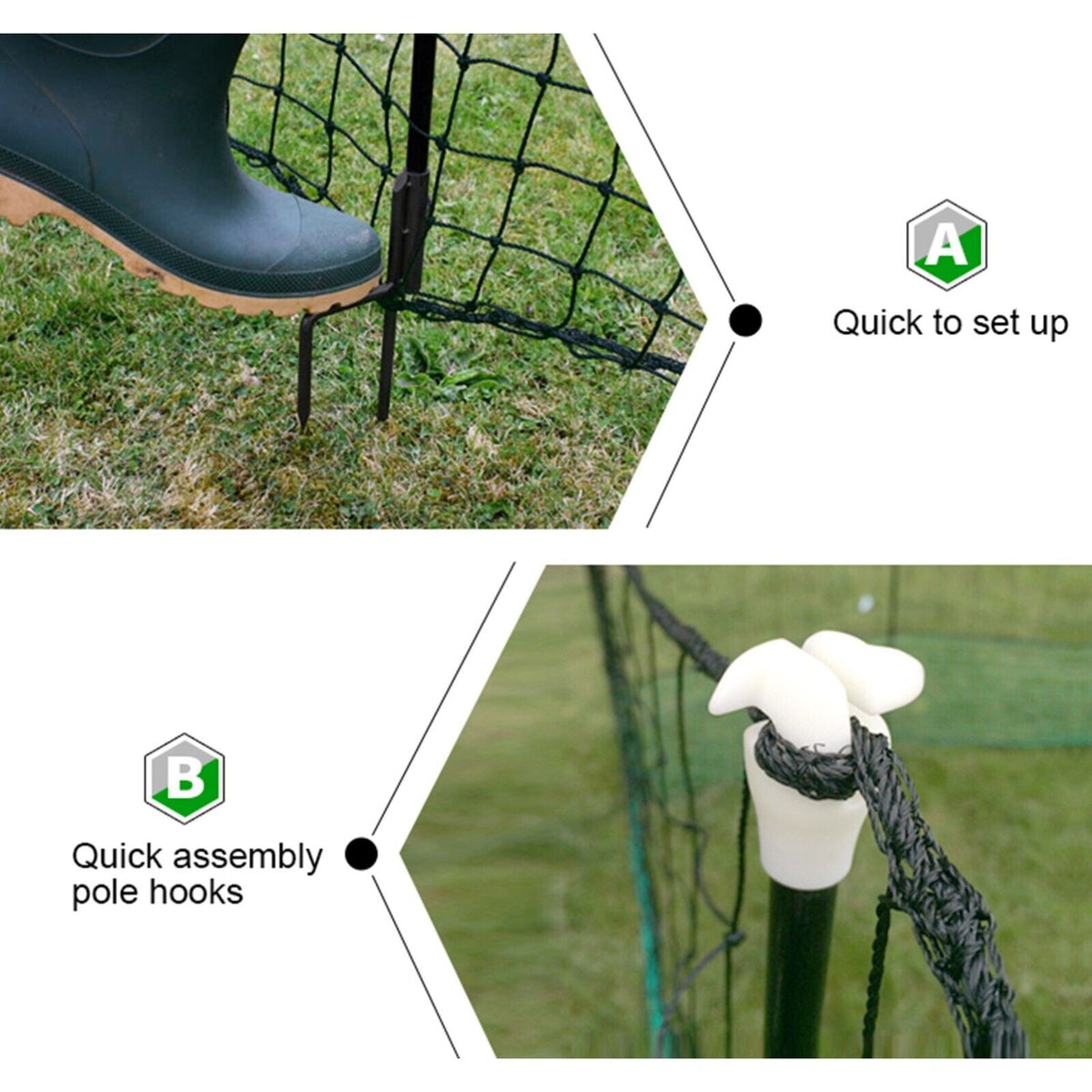 POULTRY NETTING Quality Net Chicken Electric Fence 60m X 115cm — product image 5 of 7