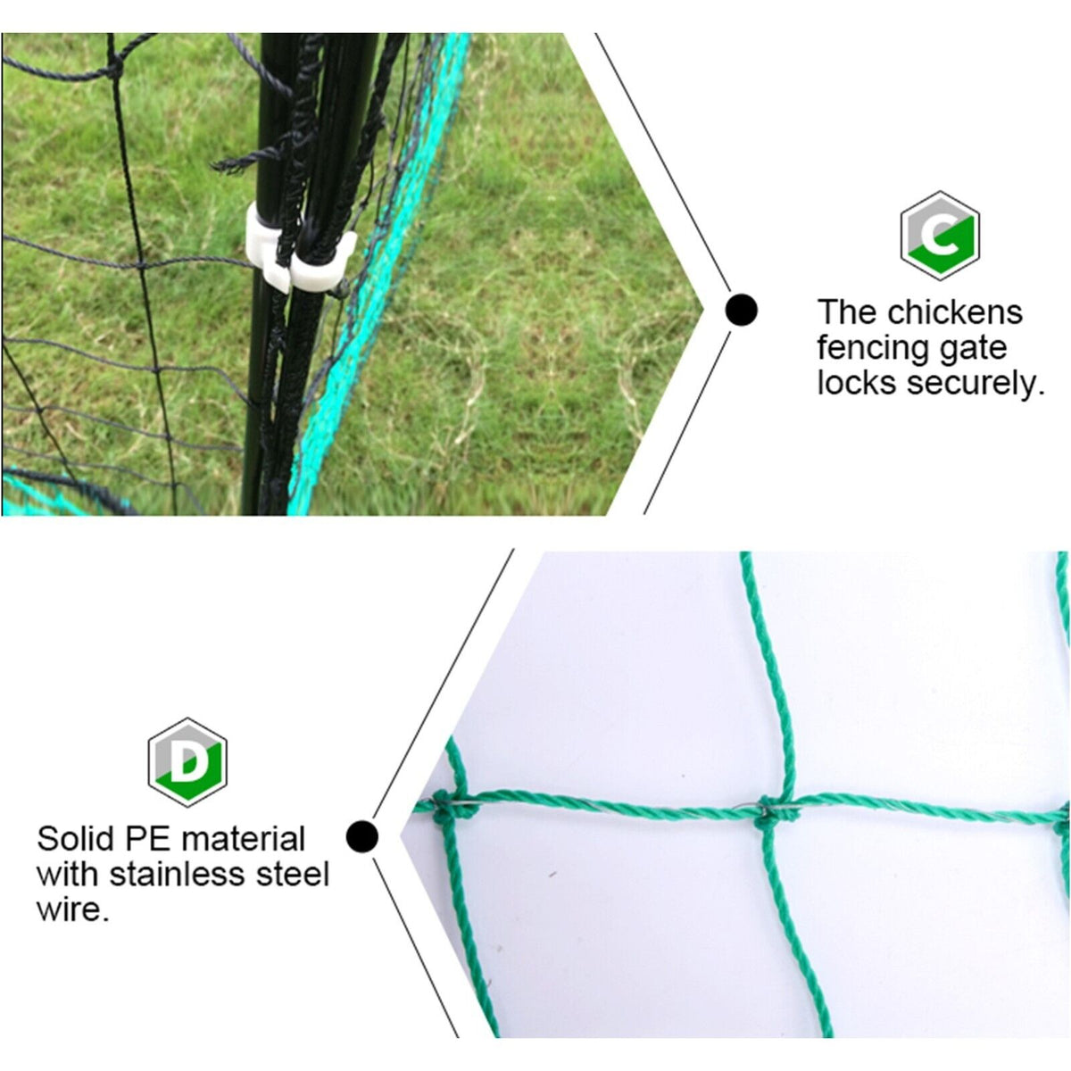 POULTRY NETTING Quality Net Chicken Electric Fence 60m X 115cm — product image 6 of 7