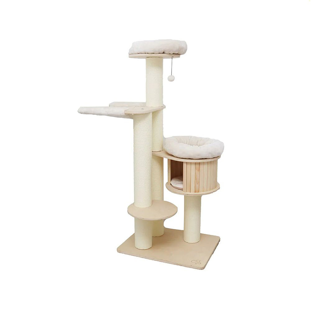 CATIO Vintage Solid Wood Cat Climbing Tree & Scratcher — product image 1 of 11