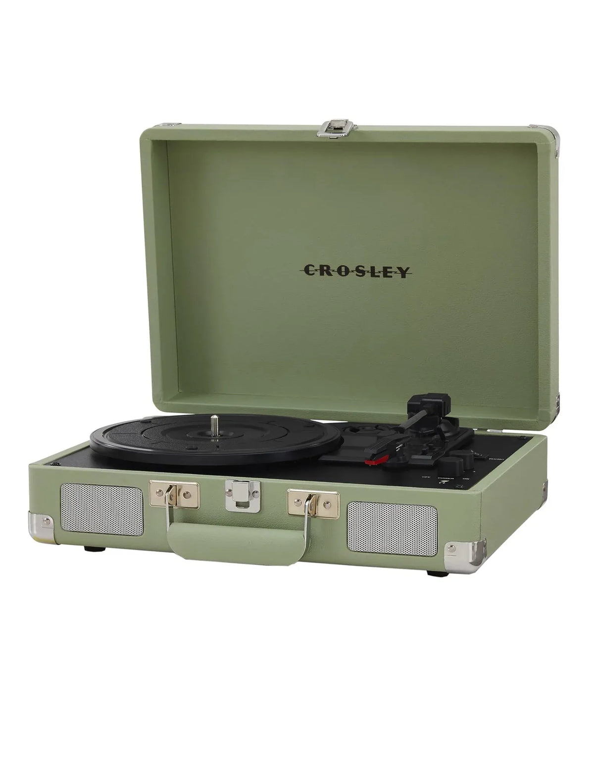 Crosley Cruiser Bluetooth Portable Turntable - Mint + Bundled Crosley Record Storage Display Stand — product image 5