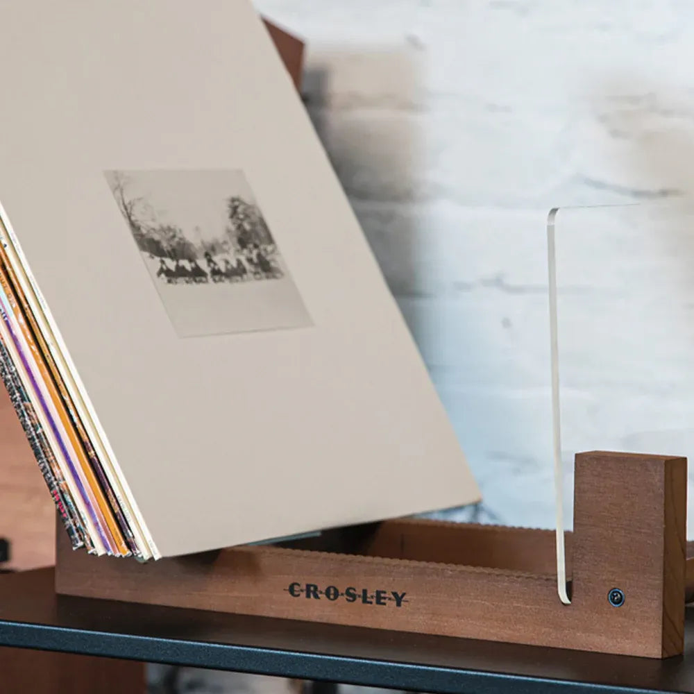 Crosley Cruiser Bluetooth Portable Turntable - Tourmaline  + Bundled Crosley Record Storage Display Stand — product image 3
