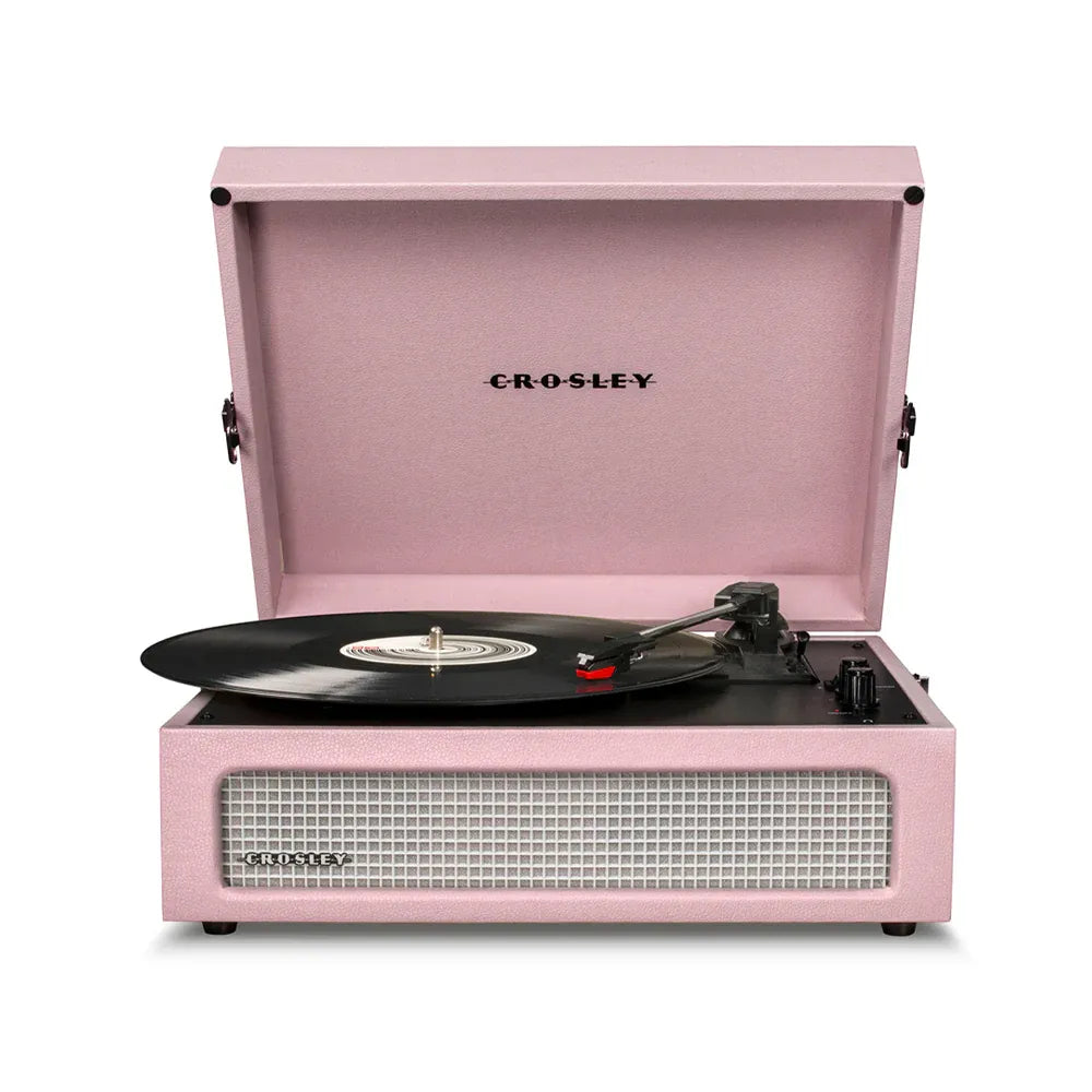 Crosley Voyager Bluetooth Portable Turntable + Crosley Asheville Stand Bundle - Amethyst — product image 5