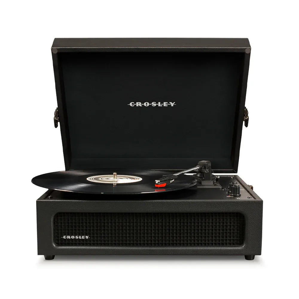 Crosley Voyager Bluetooth Portable Turntable + Crosley Asheville Stand Bundle - Black — product image 4