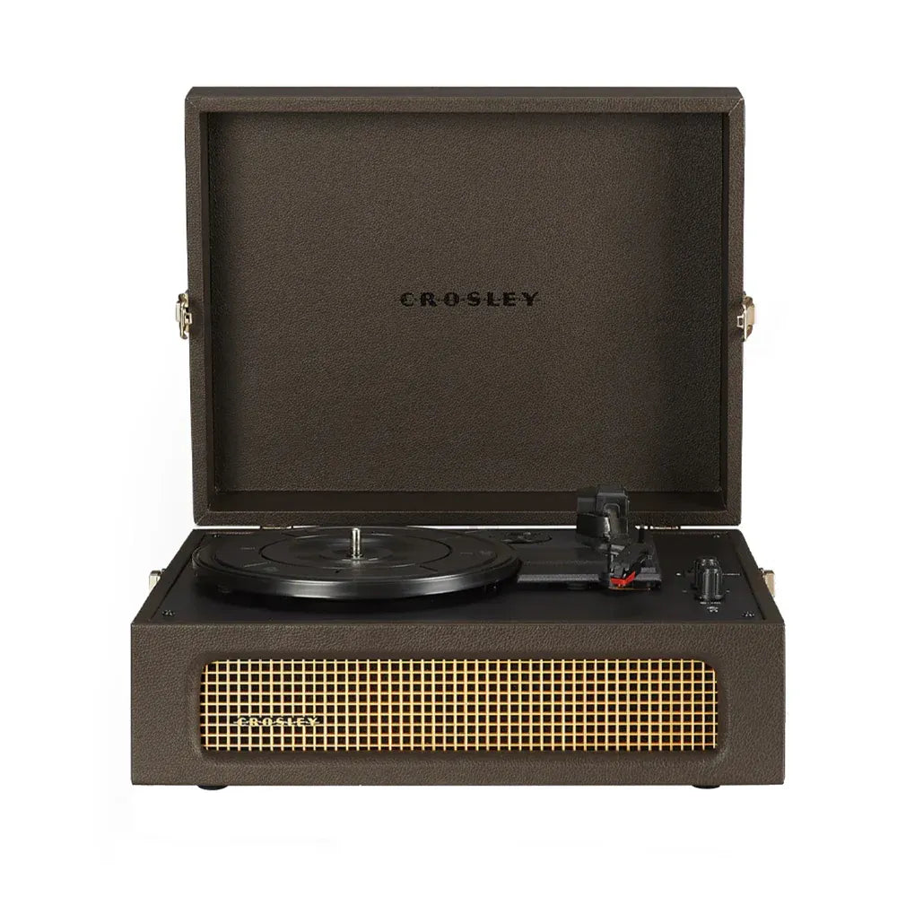 Crosley Voyager Bluetooth Portable Turntable + Crosley Asheville Stand Bundle - Cocoa — product image 5