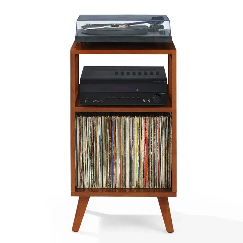 Crosley Voyager Bluetooth Portable Turntable + Crolsey Asheville Stand Bundle - Sage — product image 3