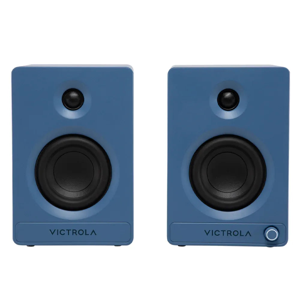 Victrola Tempo Bookshelf Speakers - Blue — product image 6