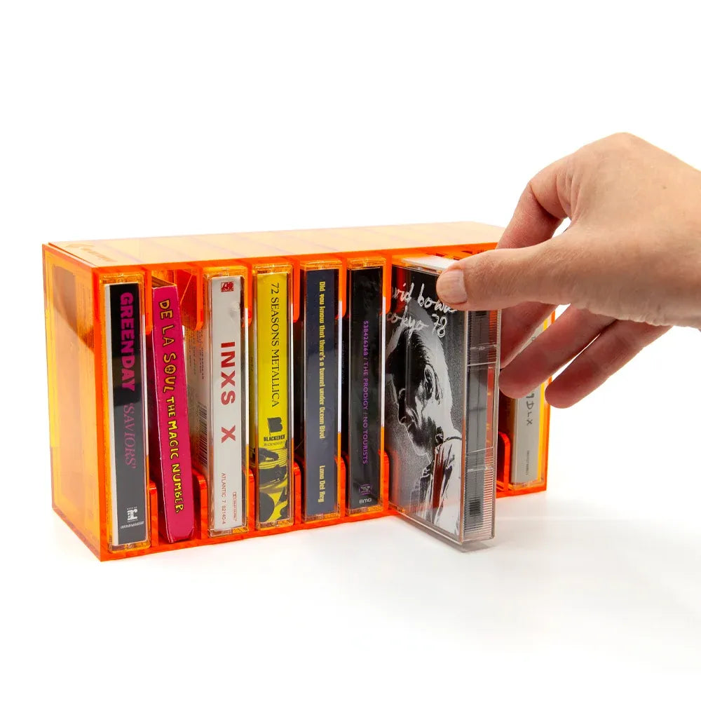 We Are Rewind Tape Storage Rack - Orange — product image 5