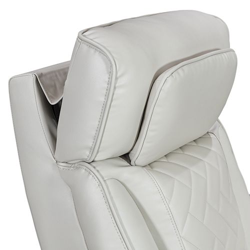 2 Seater Air leather Power Recliner Sofa with LED Light In Grey
