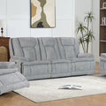 3 Seater Power Recliner Chair in Grey