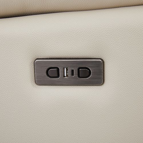 1 Seater Top Grain Leather Electric Recliner Sofa