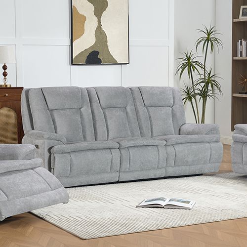 3+2 Seater Power Recliner Sofa Set in Grey