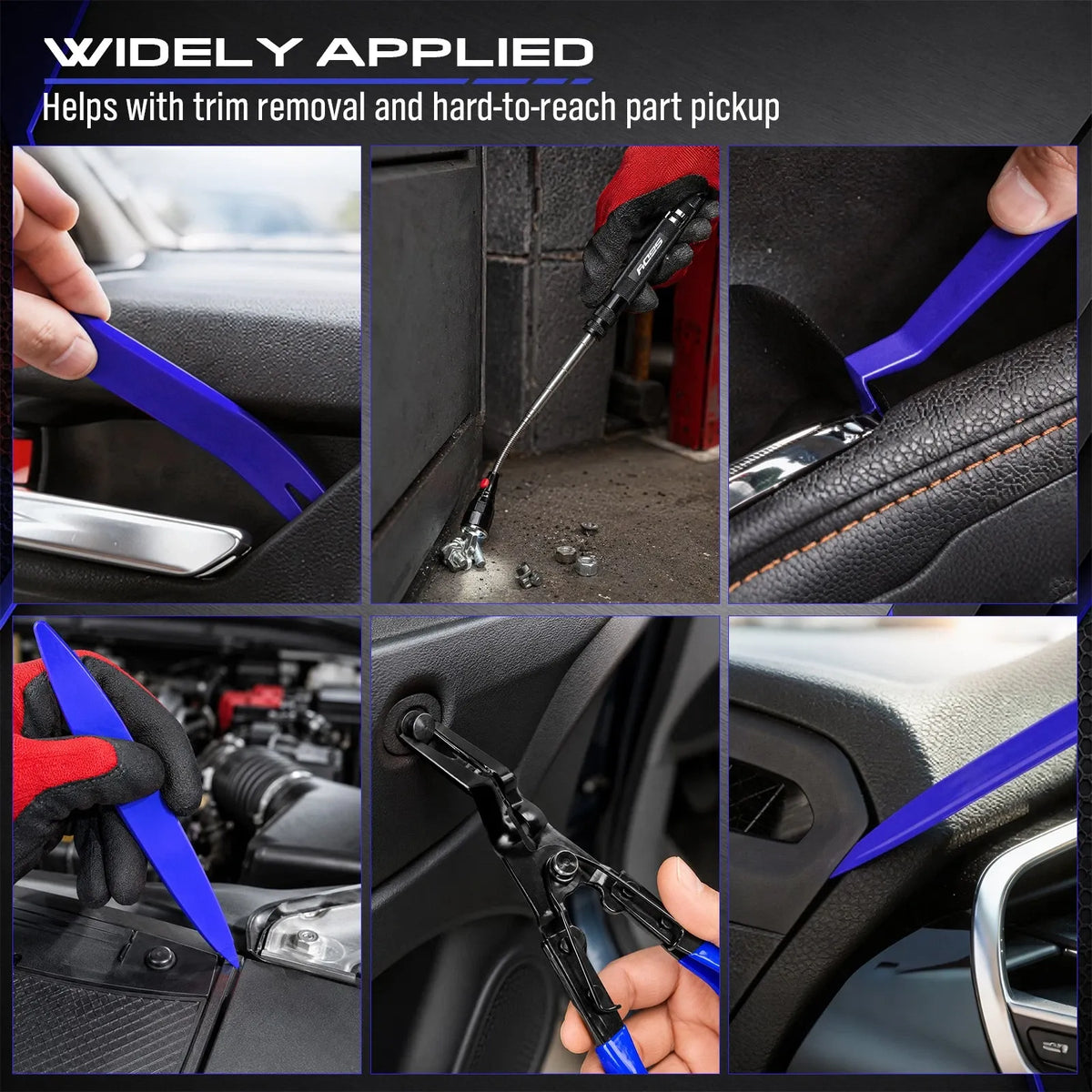 SEDY 18-Piece Automotive Trim Removal, Pick & Hook Tool Kit — product image 8 of 9